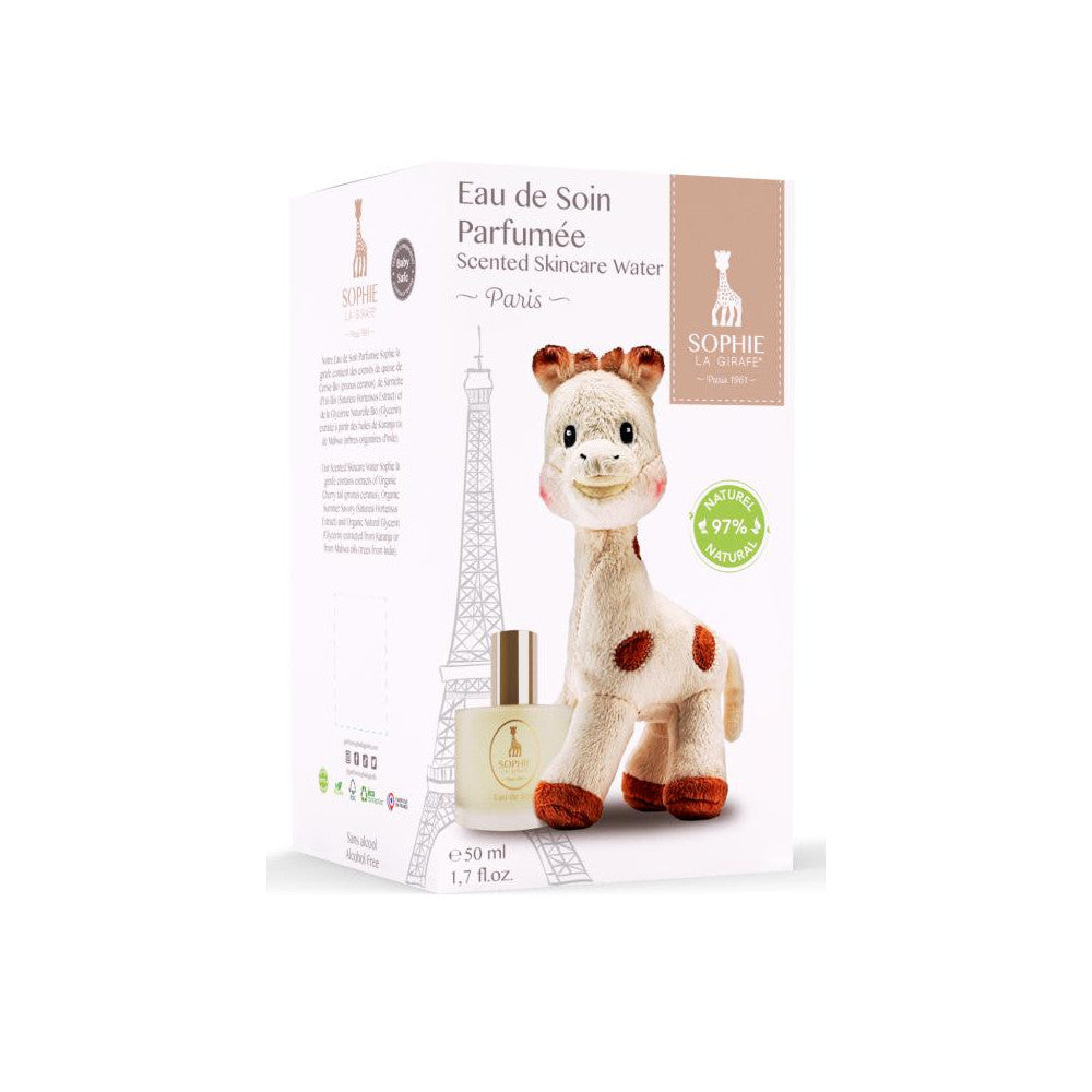 Coffret Sophie la girafe® - Eau de Soin parfumée 50ml + peluche