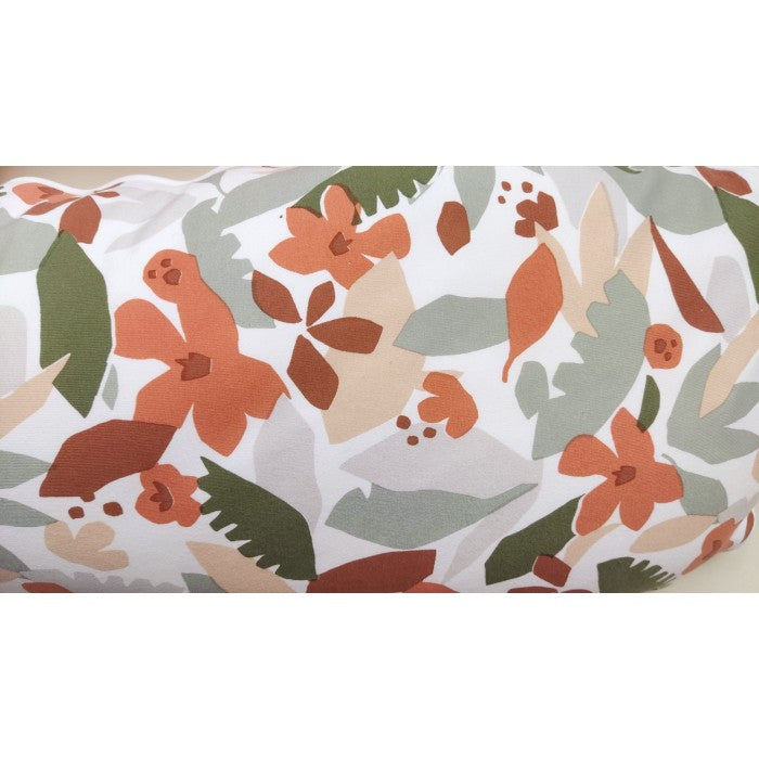 Coussin de maternité rose nude- floral