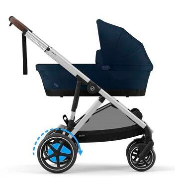 Cybex Poussette Double assistance électrique e-Gazelle S - Ocean Blue