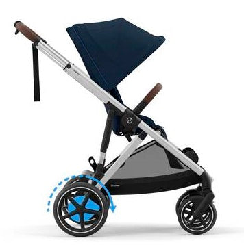 Cybex Poussette Double assistance électrique e-Gazelle S - Ocean Blue