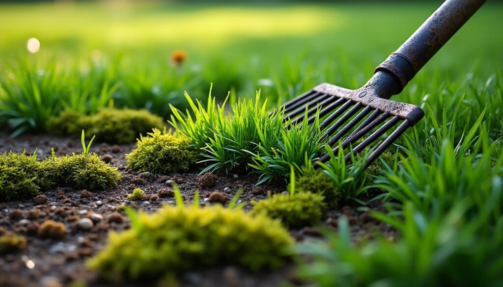 découvrez des méthodes efficaces pour enlever la mousse de votre pelouse et obtenir un gazon sain et verdoyant tout au long de l'année.