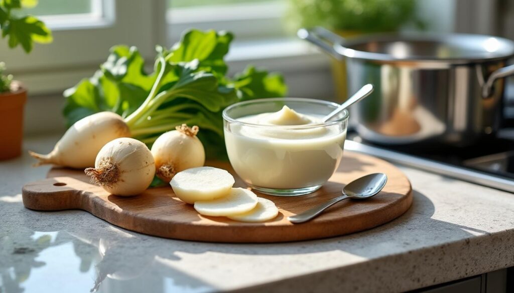 découvrez comment préparer facilement une délicieuse purée de navet pour bébé avec notre recette simple et rapide, idéale pour les premières dents.