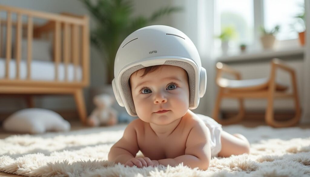 découvrez comment choisir le meilleur casque pour bébé souffrant de tête plate, avec des conseils pratiques pour assurer confort et sécurité à votre enfant.