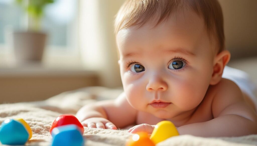 découvrez à quel âge bébé commence à distinguer les couleurs et comment son développement visuel évolue durant les premiers mois.