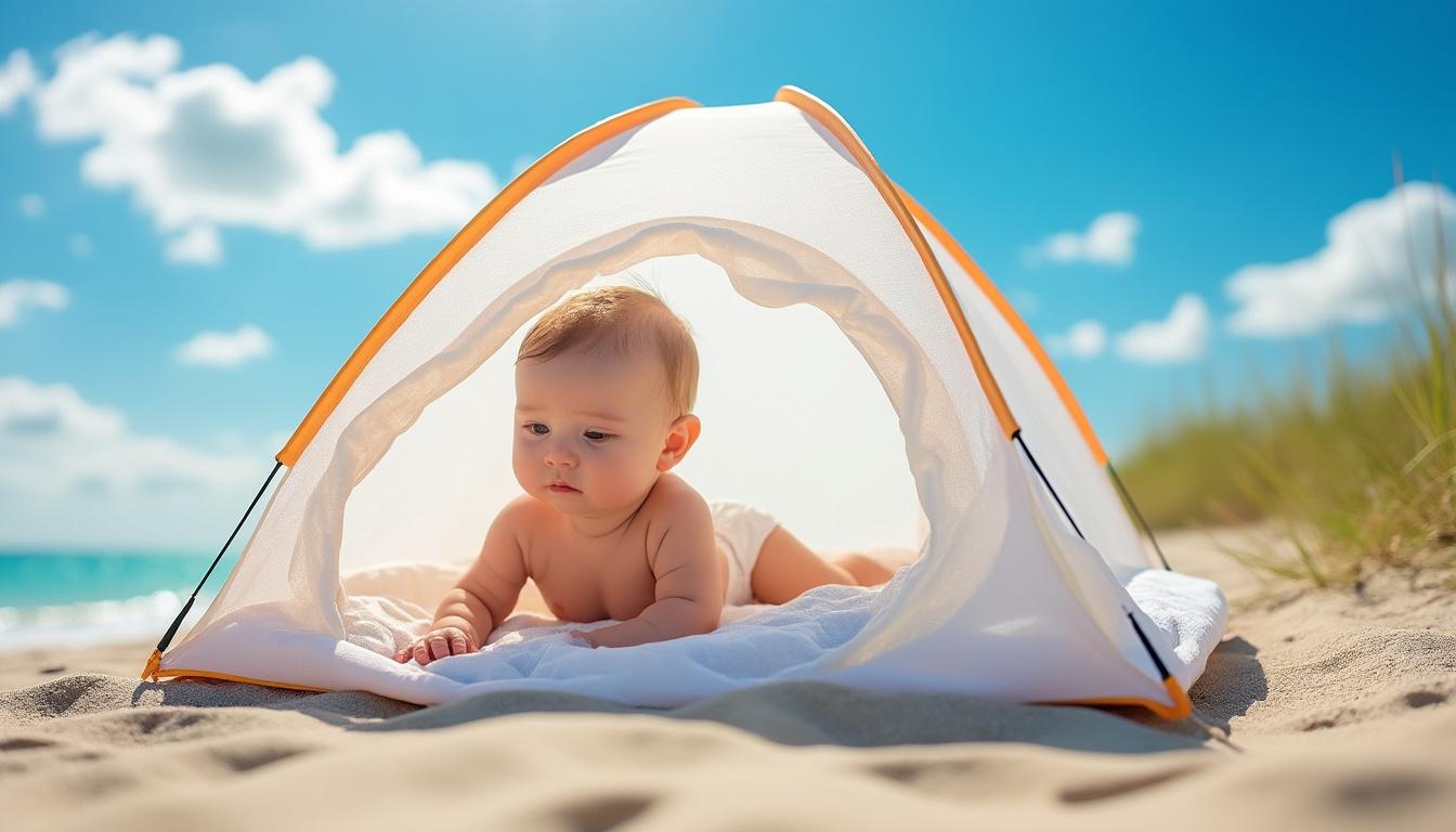 découvrez comment choisir la meilleure tente anti-uv pour bébé afin d'assurer une protection solaire optimale lors des sorties en plein air.